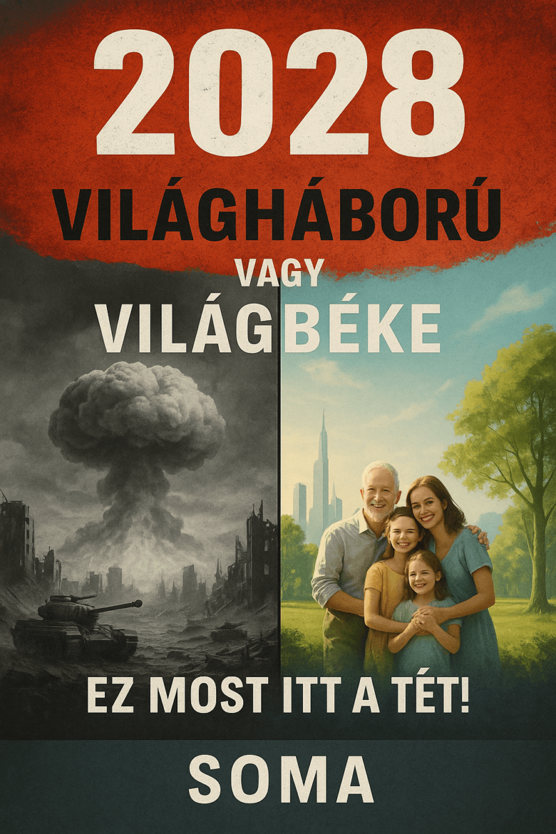 Előrendelés: 2028 Világháború vagy Világbéke - Ez itt most a tét! - Támogatói